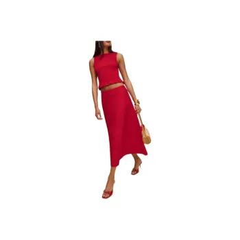 REFORMATION Skirt Set Women's Red