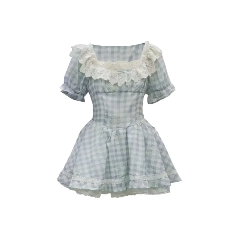 AINUOERMY Short Sleeved Dress Women's-0