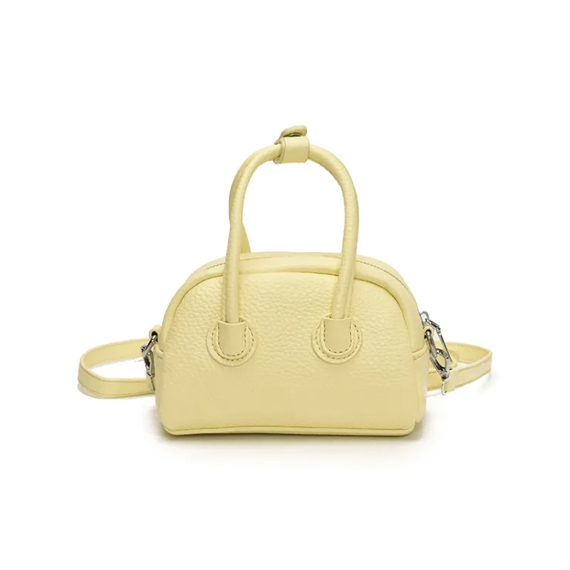RIVMIND PU One Shoulder Handbag Women's Black/Yellow/Pink/White-5