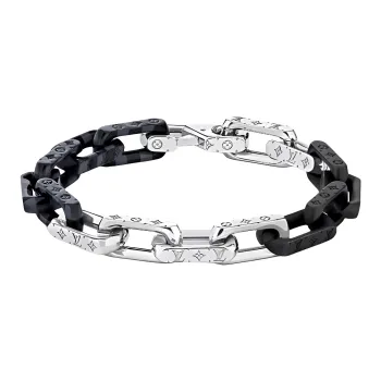 LOUIS VUITTON Damier Chain Bracelet Graphite