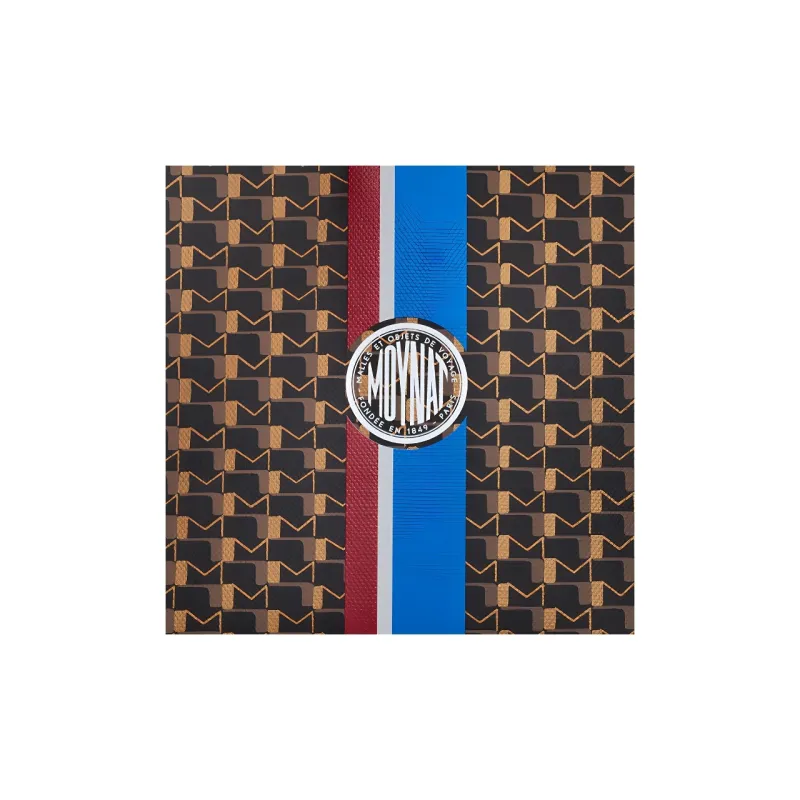 Moynat Canvas 1920 Canvas Clutch Women's Blue/Red/Black-1