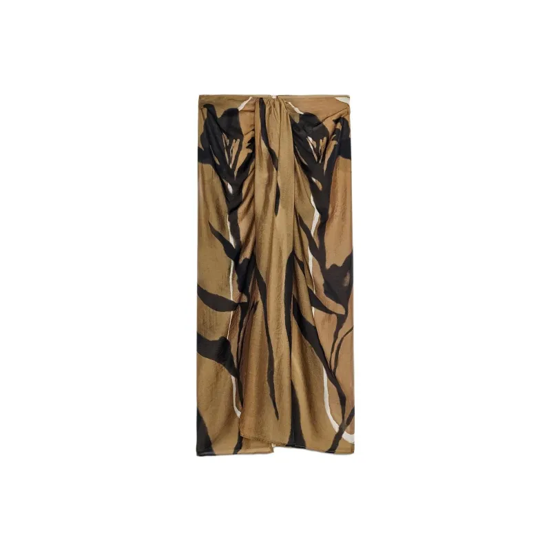 ZARA Shawls Women's Tan-0