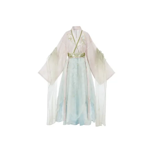 Cloud Hidden Moon Embroidery Hanfu Women's