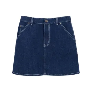 COACH SS24 Denim Short Skirts Women's Deep Denim
