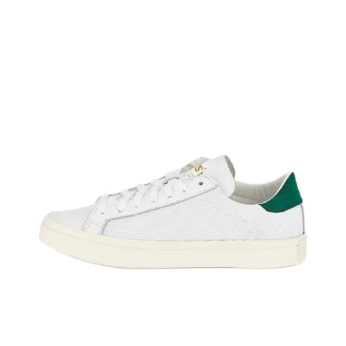 Adidas Originals Courtvantage Anti Slip Wear Resistant Low Top Skateboard Shoes Women's White