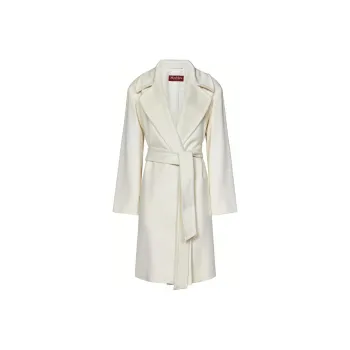 MaxMara Studio Belted Long Sleeved Coat