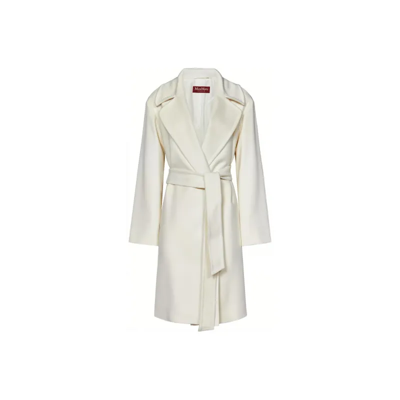 MaxMara Studio Belted Long Sleeved Coat-0