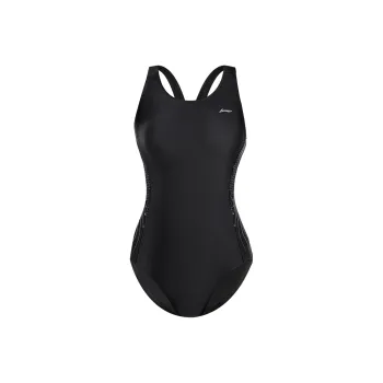 LiNing Playing With Ease One piece Swimsuit Women's Elegant Black
