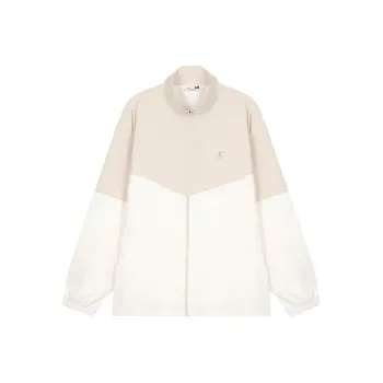 QIAODAN Trench Coat Men's Birch Wood/Cream White