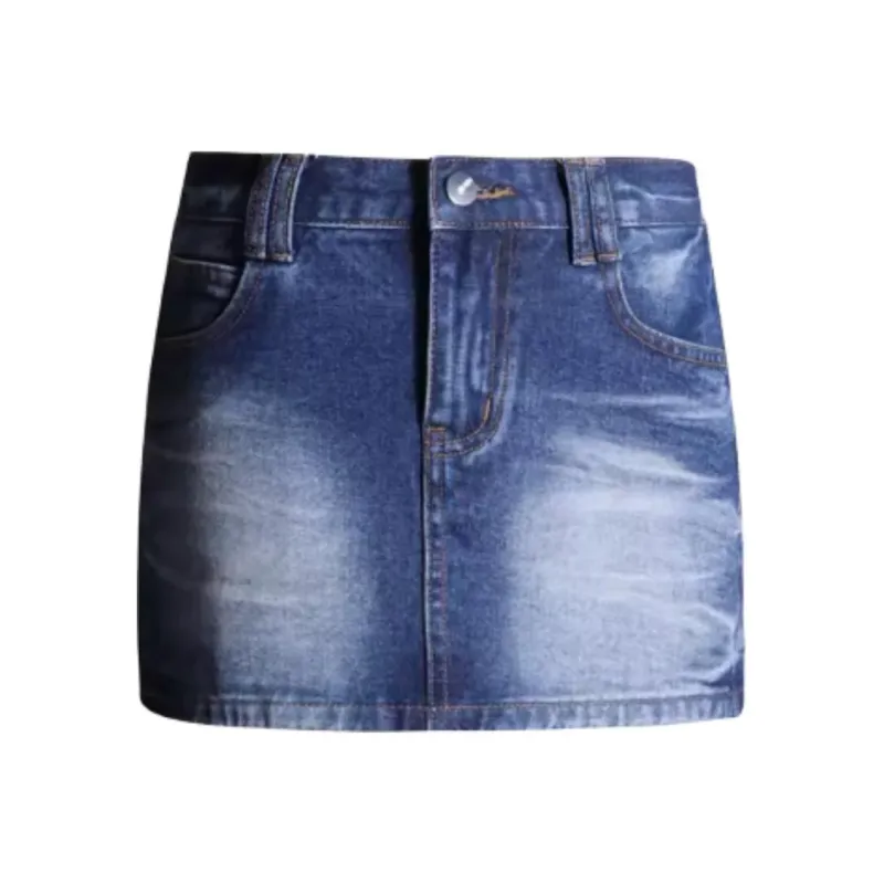 ZNZX Denim Short Skirts Women's-1