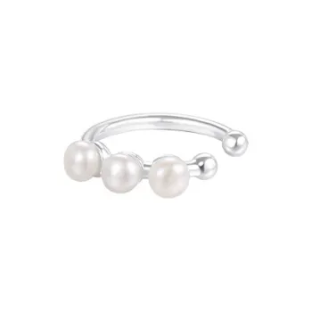 NVBBK S925 Silver Clip On Earrings Women's