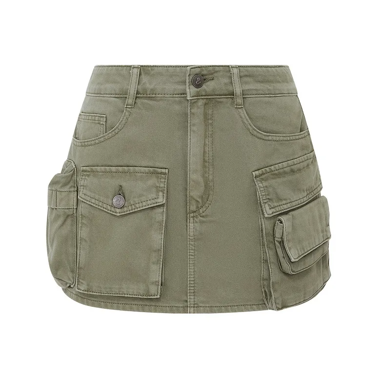 D'zzit Denim Shorts Women's Green-0