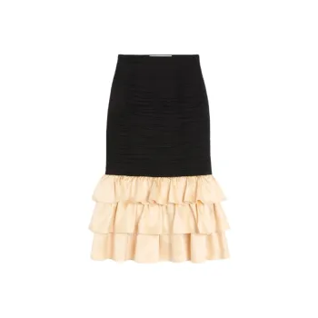 Valentino Georgette Midi Skirt
