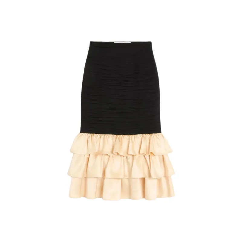 Valentino Georgette Midi Skirt-0