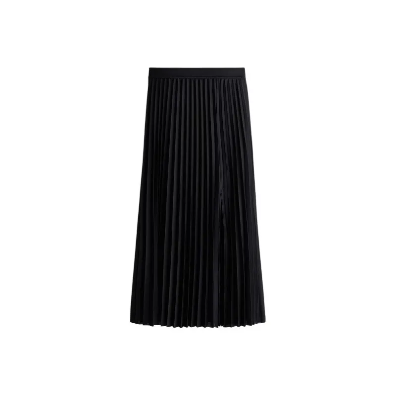 H&M Casual Long Skirts Women's Black-0