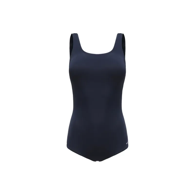 DECATHLON One piece Swimsuit Women's Dark Navy Blue-0