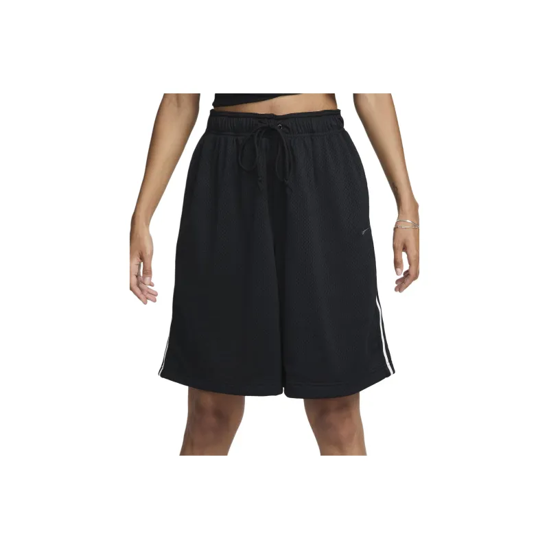 Nike Women's Mid-Rise Oversized Mesh Shorts Sports Shorts Women's Black-0