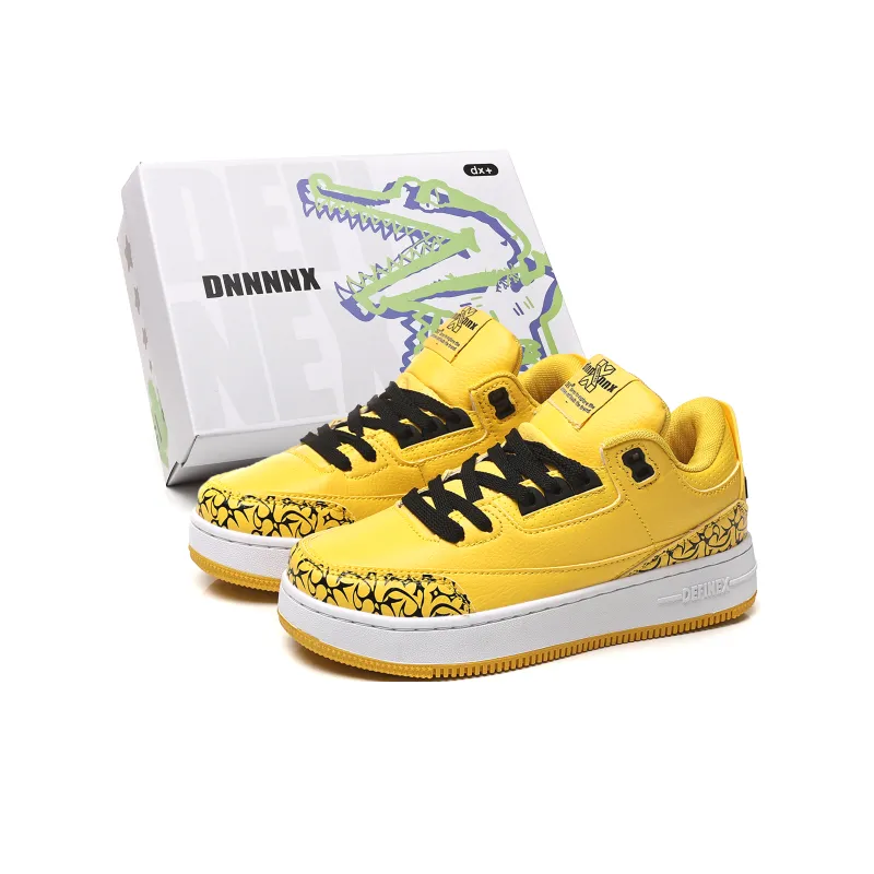 Dnnnn Abrasion Resistant Low Top Skateboard Shoes Unisex-18