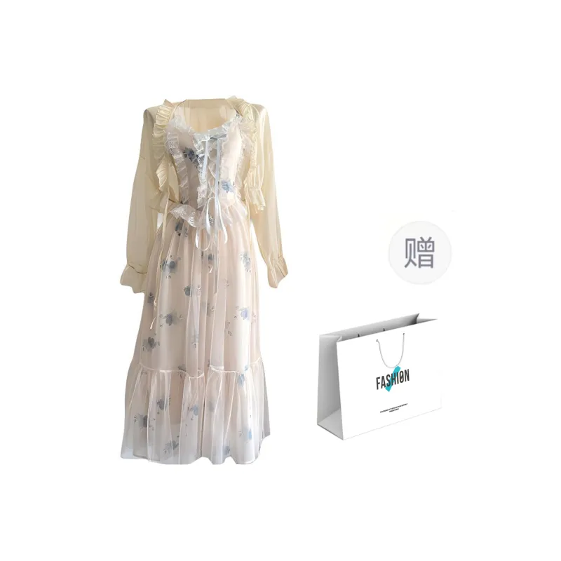 TURN UP Skirt Set Women's Light Yellow-7