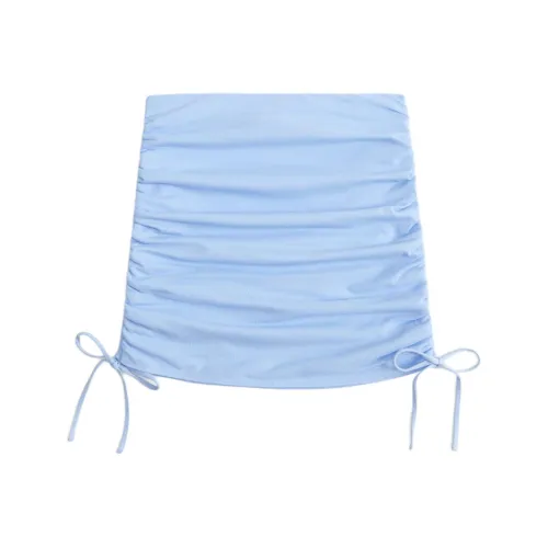 Abercrombie＆Fitch Casual Short Skirts Women's Sky Blue