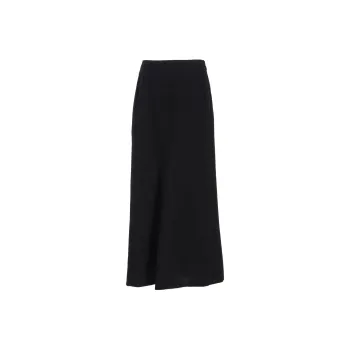 Yohji Yamamoto FW24 Casual Long Skirts Women's Black