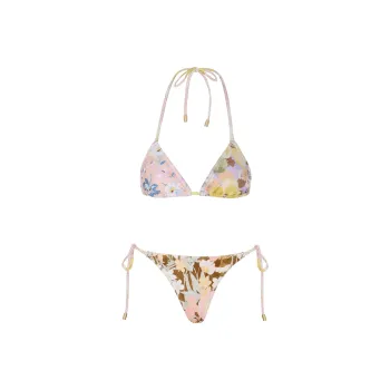 Zimmermann SS24 Bikini Women's Patchwork Pattern