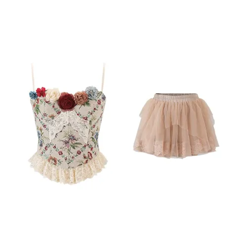 TENNE GIRL Skirt Set Women's Suit + Pink