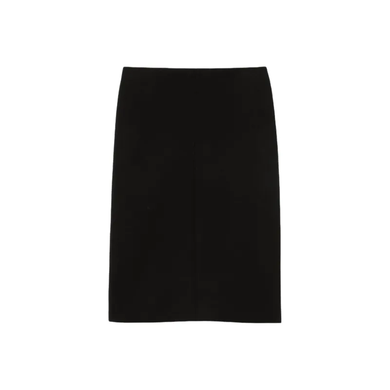 GUCCI Crêpe Slit Detailed Skirt-0