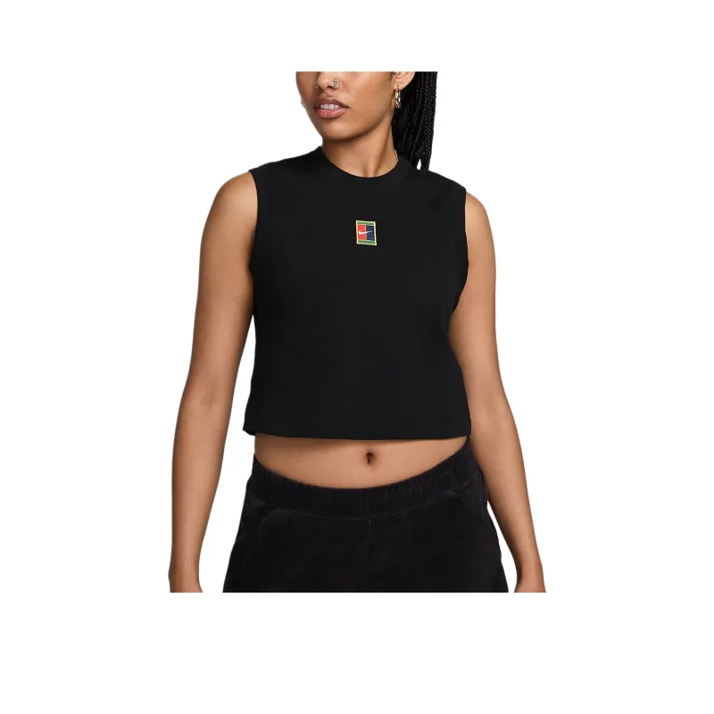 Nike Court Heritage Women's Cropped Tennis Tank Top-0