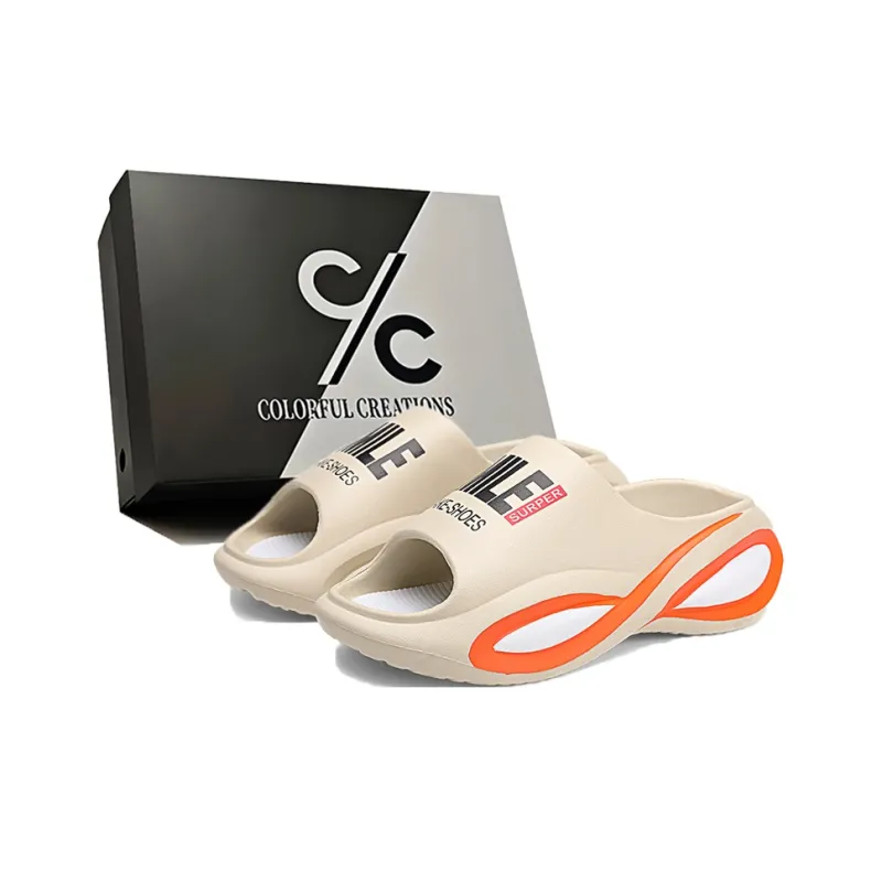 Colorful Creations EVA Quiet Slip Resistant Slide Slippers Men's-10