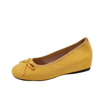 LXVB Casual Single Shoes Women's Yellow