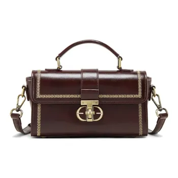 Teenmix Cow Leather With Synthetic Leather Messenger Bag, Shoulder Bag, Handbag Small Size Women's Multicolor
