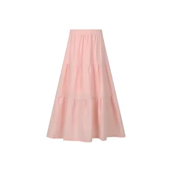 Zukizuki Casual Long Skirts Women's Pink