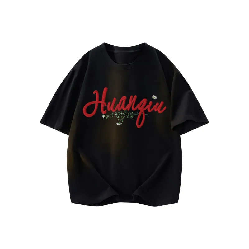 HUANQIU T Shirt Unisex Navy Blue-12