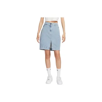 Nike Sportswear Denim Short Skirts Women's Light Armory Blue
