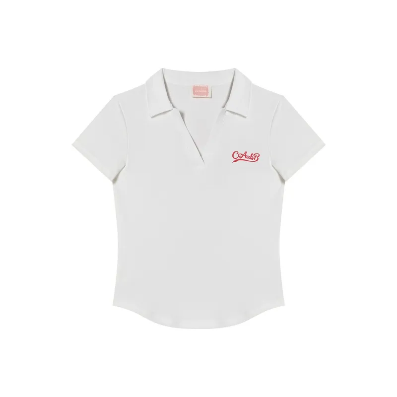 CCAABB Polo Shirts Women's WHX/White-3