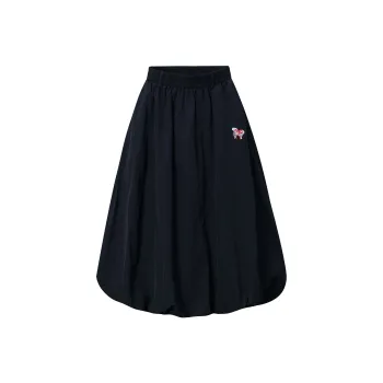 Libito Casual Short Skirts Women's Black