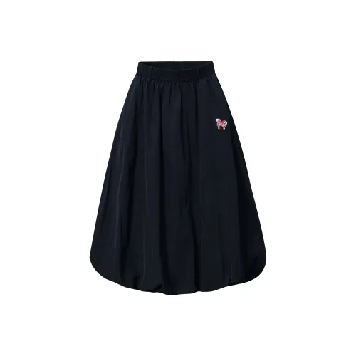 Libito Casual Short Skirts Women's Black
