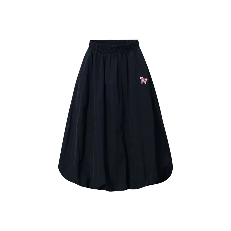 Libito Casual Short Skirts Women's Black-0