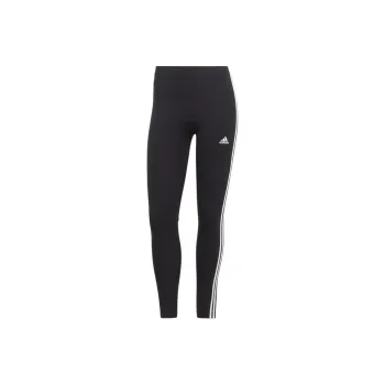 Adidas ESSENTIALS 3 Stripes High Waisted Single Jersey Leggings Sports Pants Women's Black