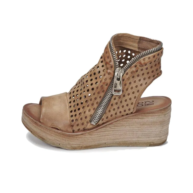 AirStep NOA ZIP Roman Sandals Women's Brown-0