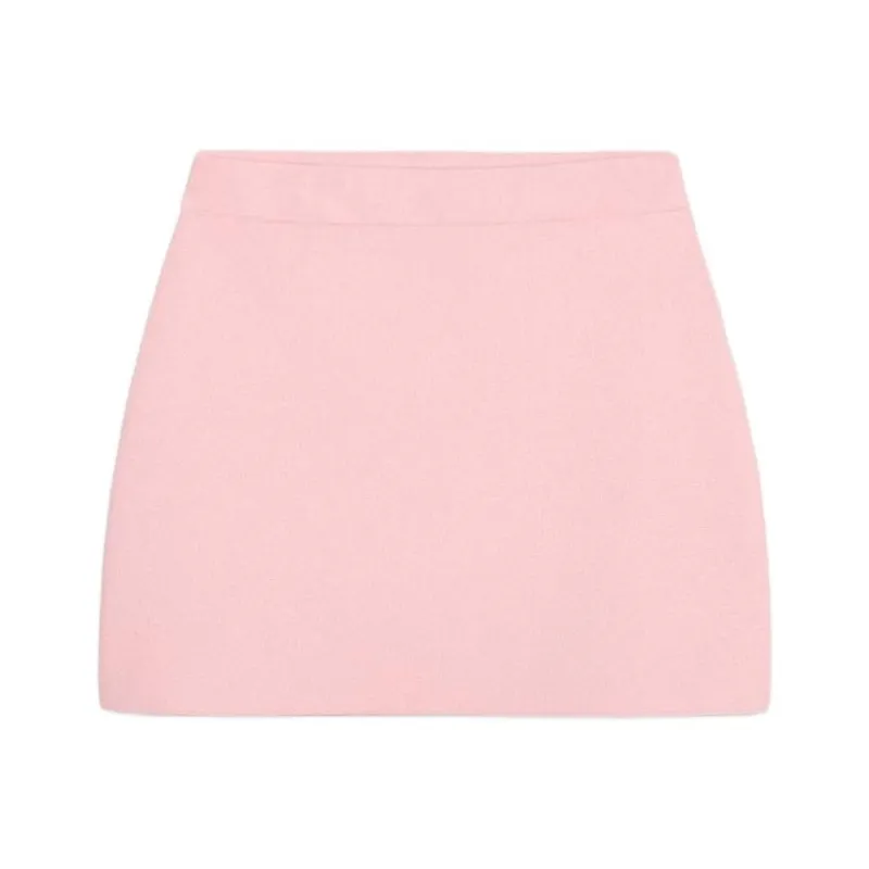 ZARA Casual Short Skirts Women's Light Pink Red-0