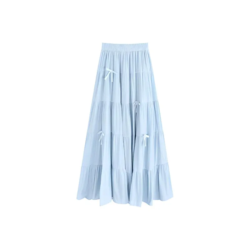 Garbege Casual Long Skirt Women's-0