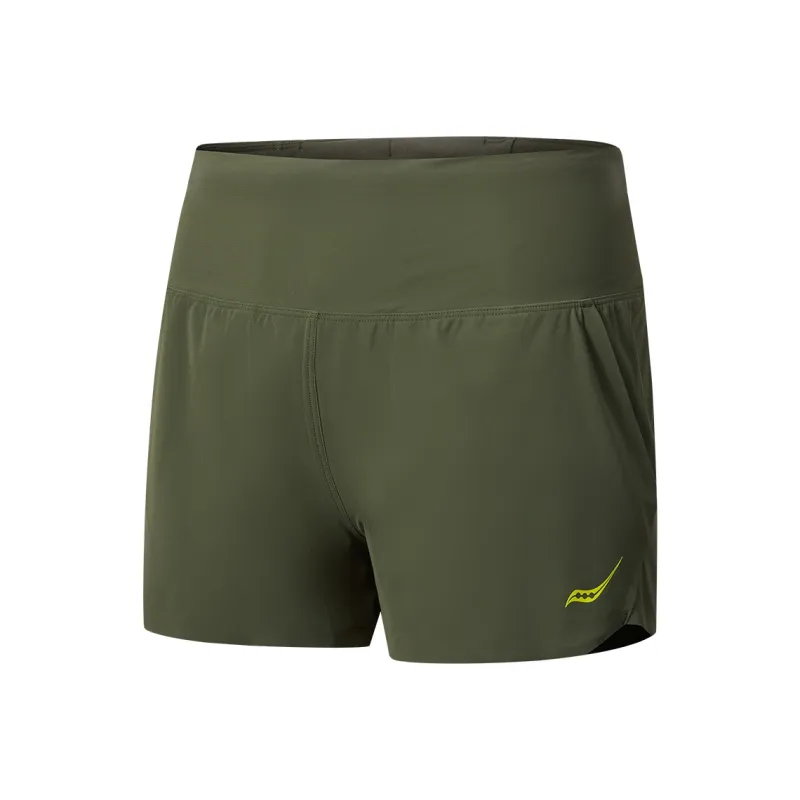 Saucony Sports Shorts Women's Coffee Brown-0
