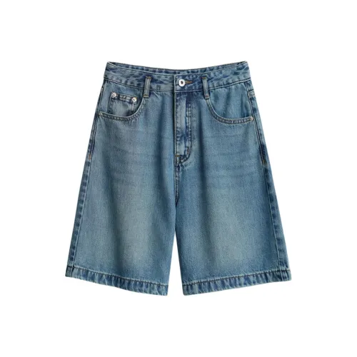 SHALLOW STREAMS Denim Shorts Women's Vintage Blue