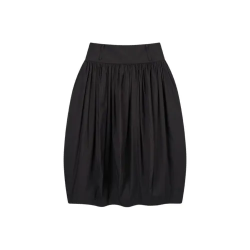 Trou Noir Casual Long Skirts Women's Black
