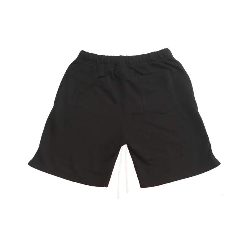 VINKID ORGANIZATION Casual Cotton Knee Length Pants Unisex Black-1