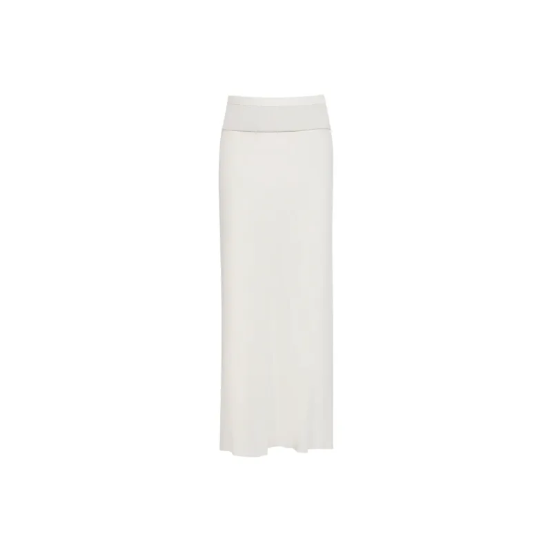 RICK OWENS/RO Casual Long Skirt Women's White-0