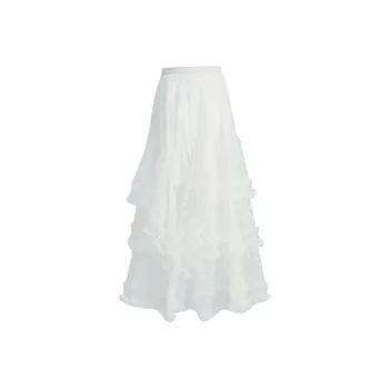 MJB Casual Long Skirt Women's White