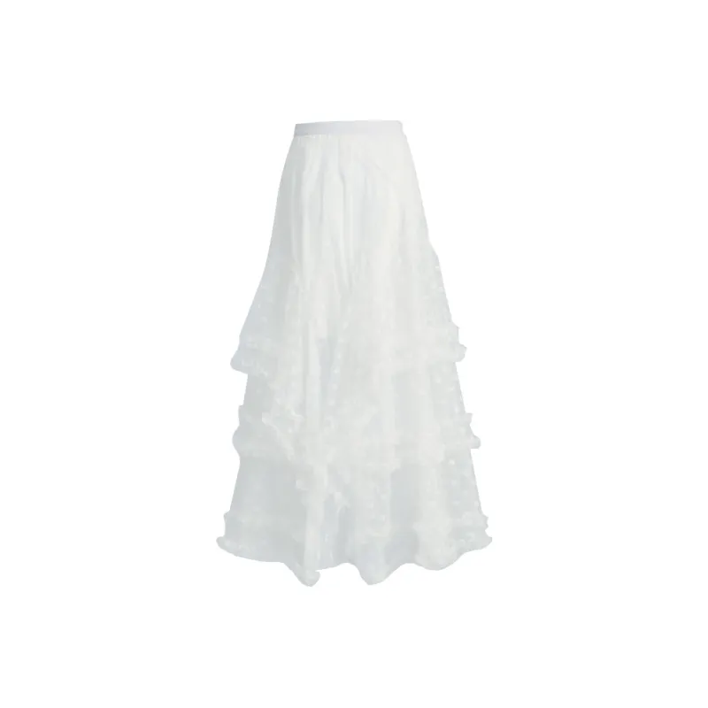 MJB Casual Long Skirt Women's White-0